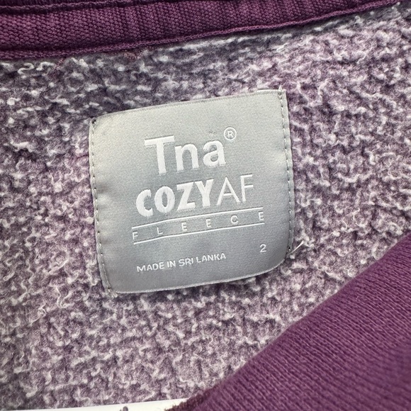 Aritzia TNA CozyAF Fleece Boyfriend Hoodie - Picture 3 of 5